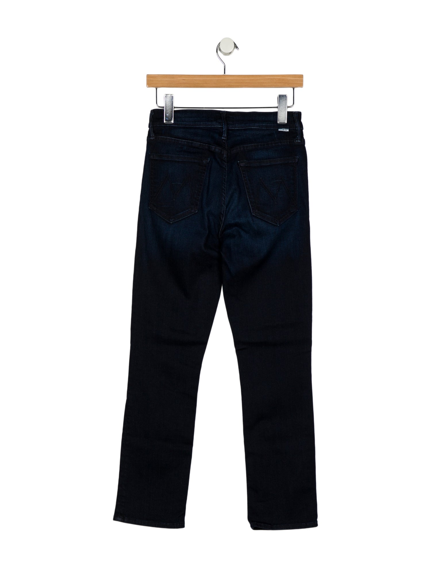 Mother Mid-Rise Straight Leg Jeans