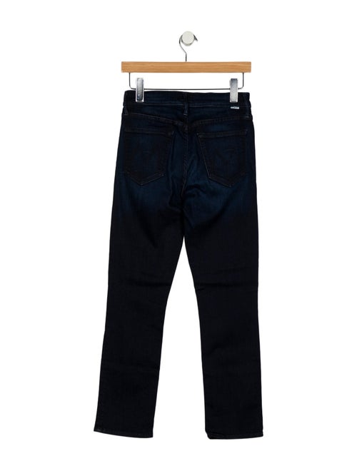 Mother Mid-Rise Straight Leg Jeans