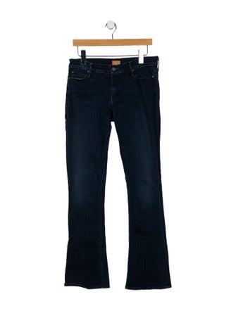 Mother Mid-Rise Straight Leg Jeans