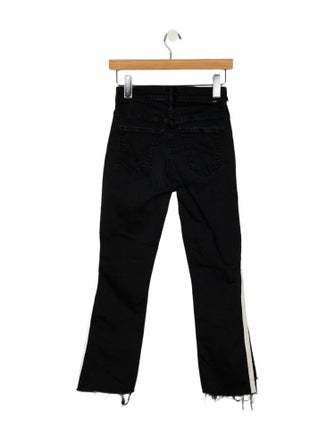 Mother Mid-Rise Straight Leg Jeans