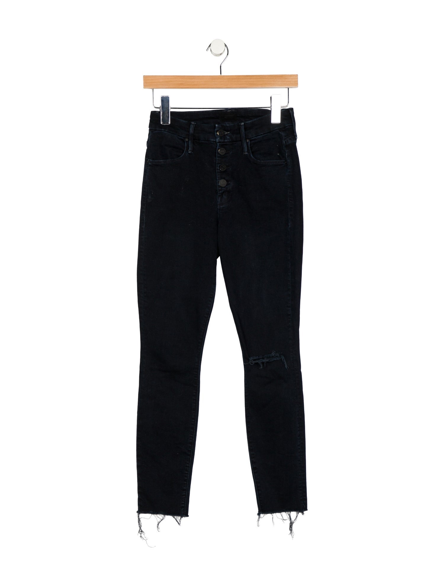 Mother Mid-Rise Skinny Leg Jeans