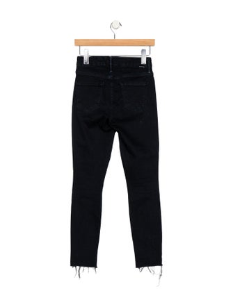 Mother Mid-Rise Skinny Leg Jeans