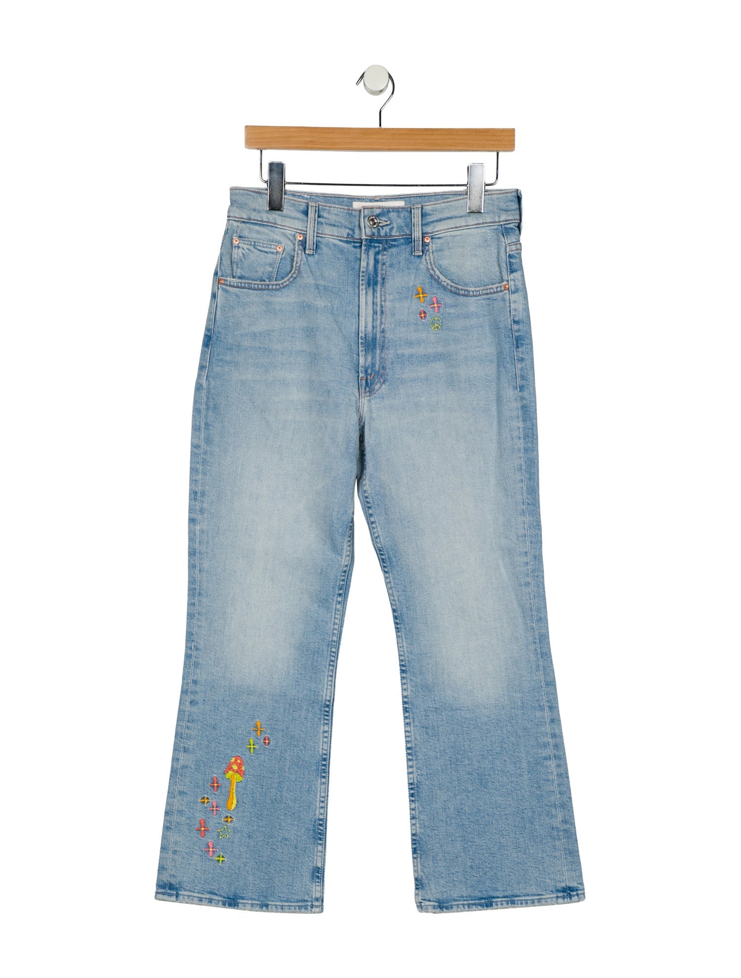 Mother High-Rise Wide Leg Jeans