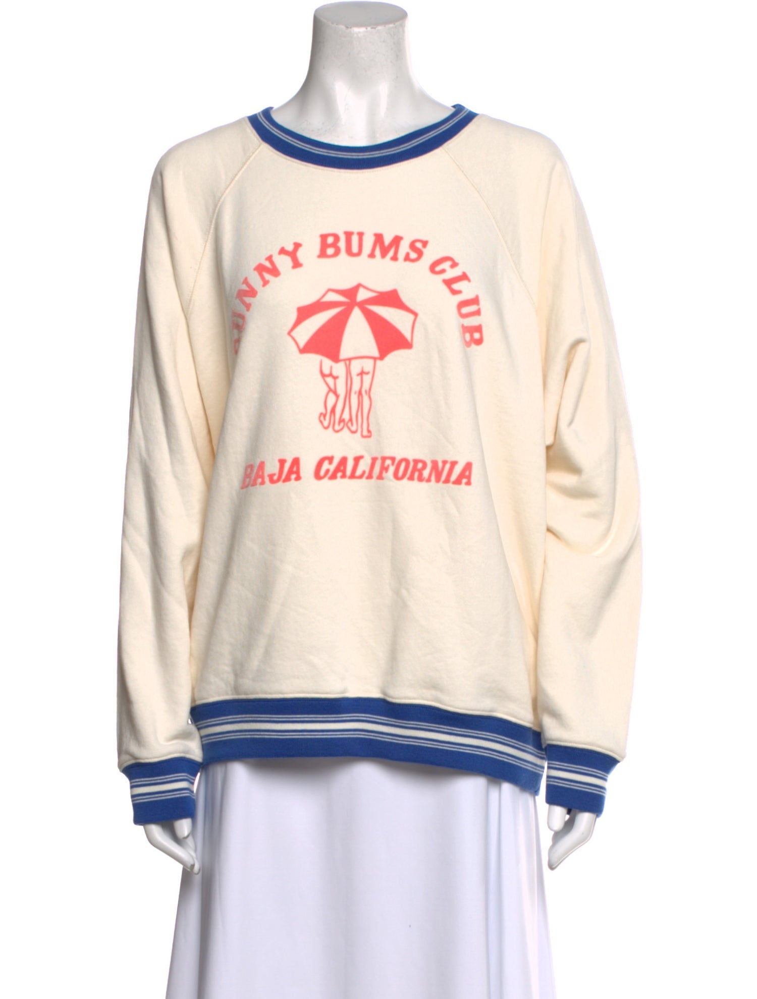 Mother Graphic Print Crew Neck Sweatshirt