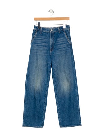 Mother High-Rise Wide Leg Jeans