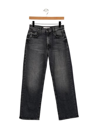 Mother High-Rise Straight Leg Jeans