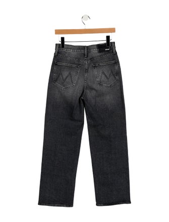 Mother High-Rise Straight Leg Jeans