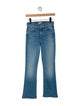 Mother Mid-Rise Straight Leg Jeans