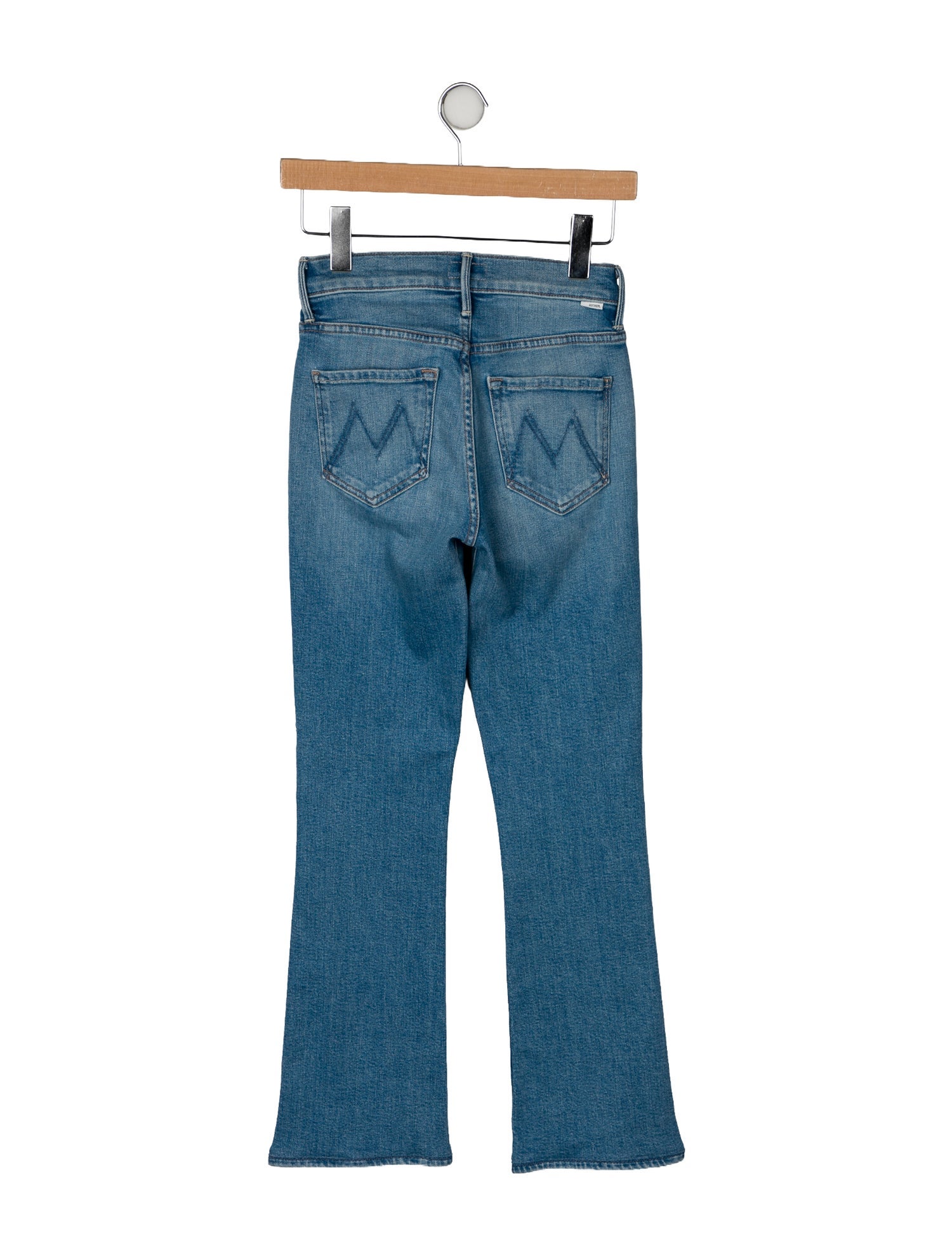Mother Mid-Rise Straight Leg Jeans