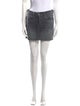 Mother Distressed Accents Mini Skirt