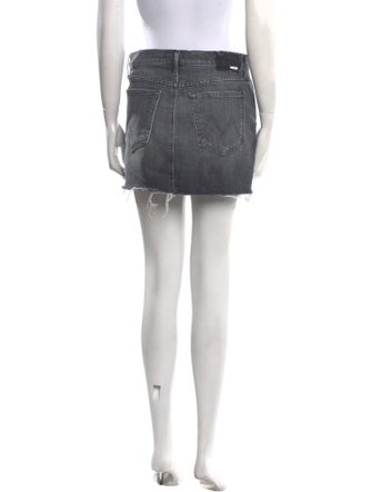 Mother Distressed Accents Mini Skirt