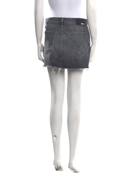 Mother Distressed Accents Mini Skirt