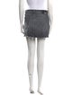 Mother Distressed Accents Mini Skirt