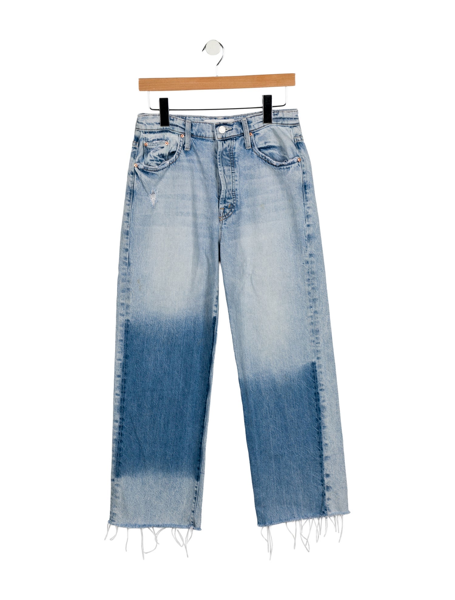Mother High-Rise Wide Leg Jeans