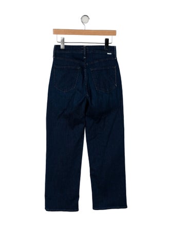 Mother High-Rise Straight Leg Jeans