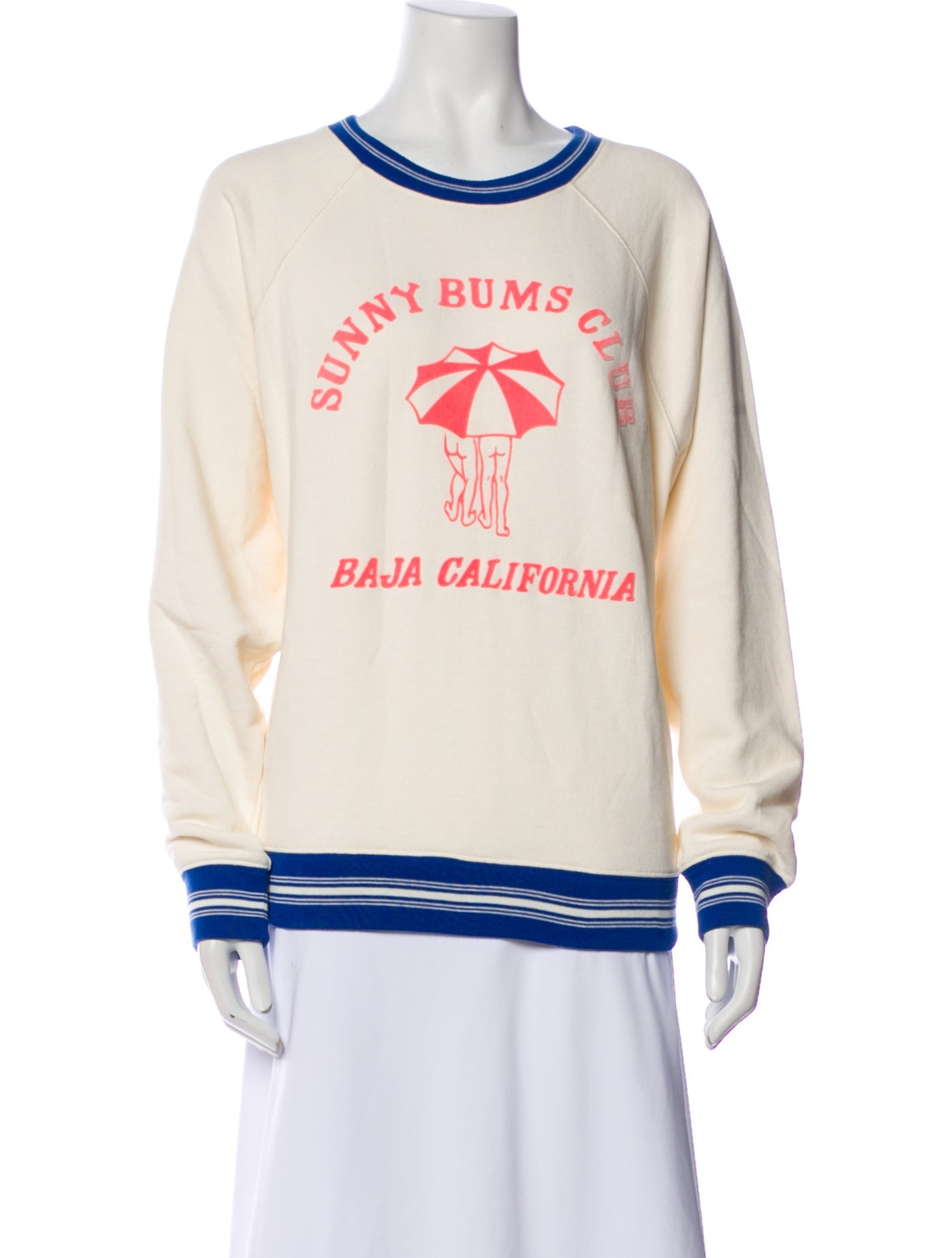 Mother Graphic Print Crew Neck Sweatshirt