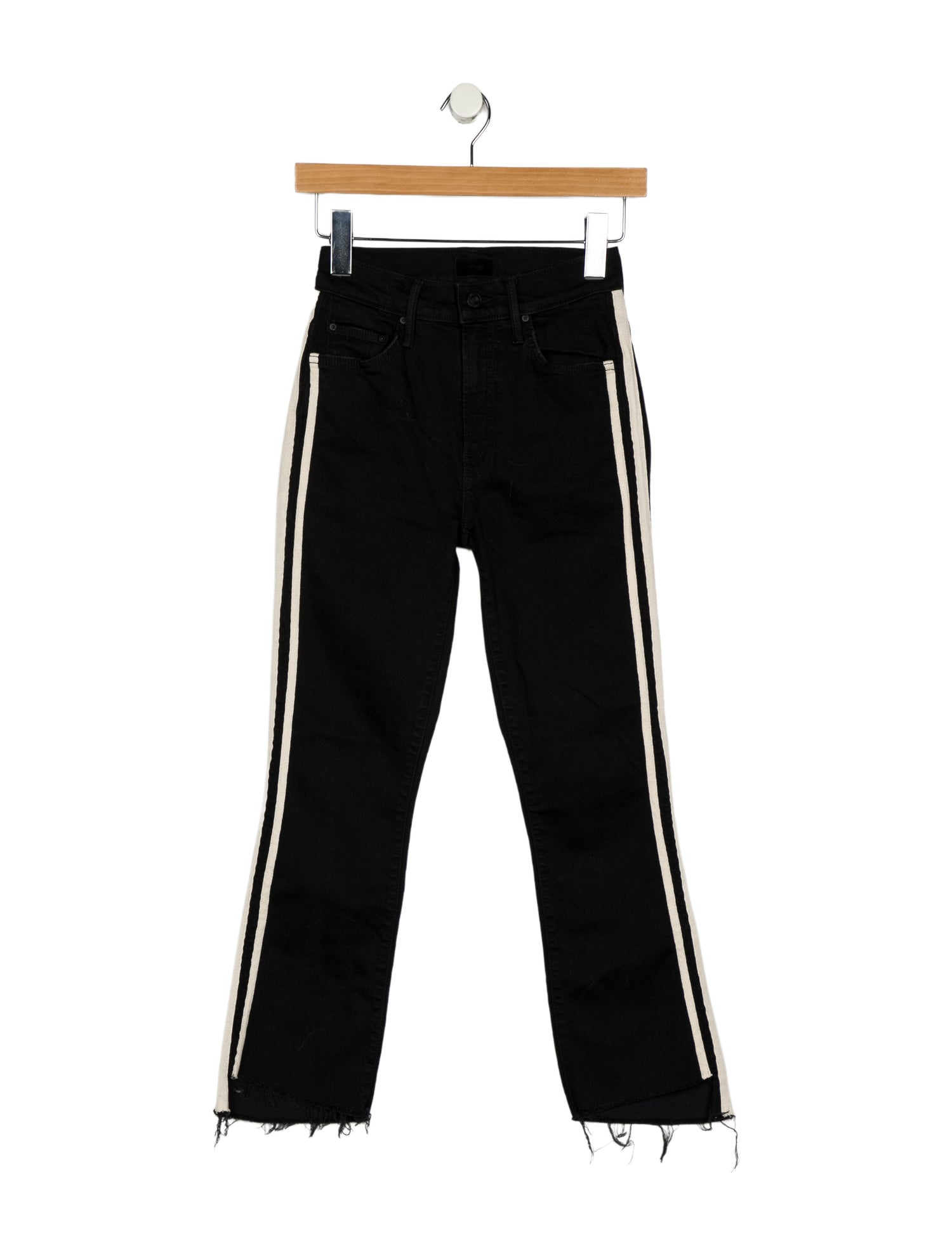 Mother Mid-Rise Straight Leg Jeans