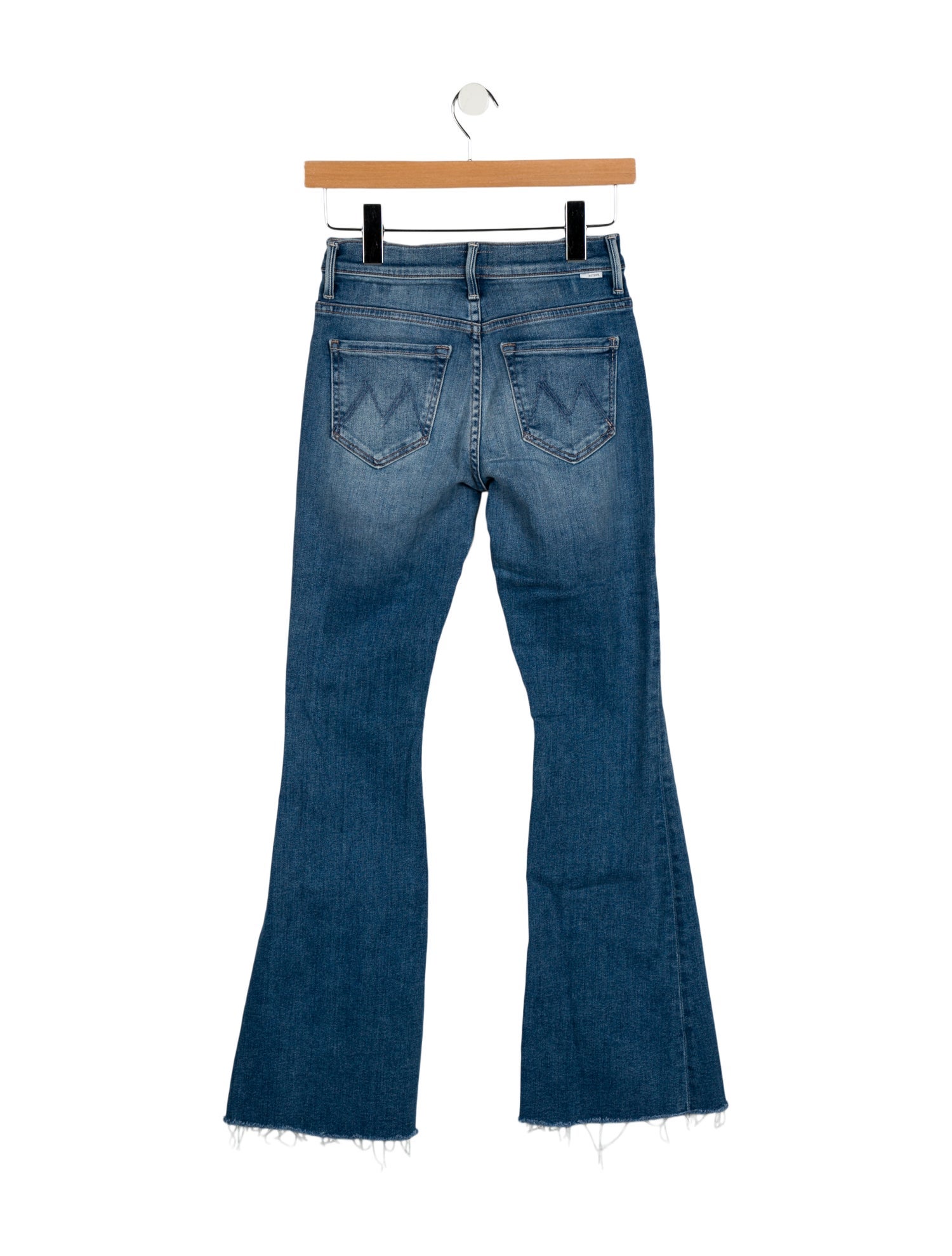 Mother Mid-Rise Wide Leg Jeans