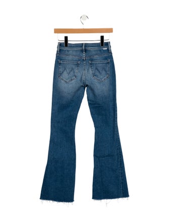 Mother Mid-Rise Wide Leg Jeans