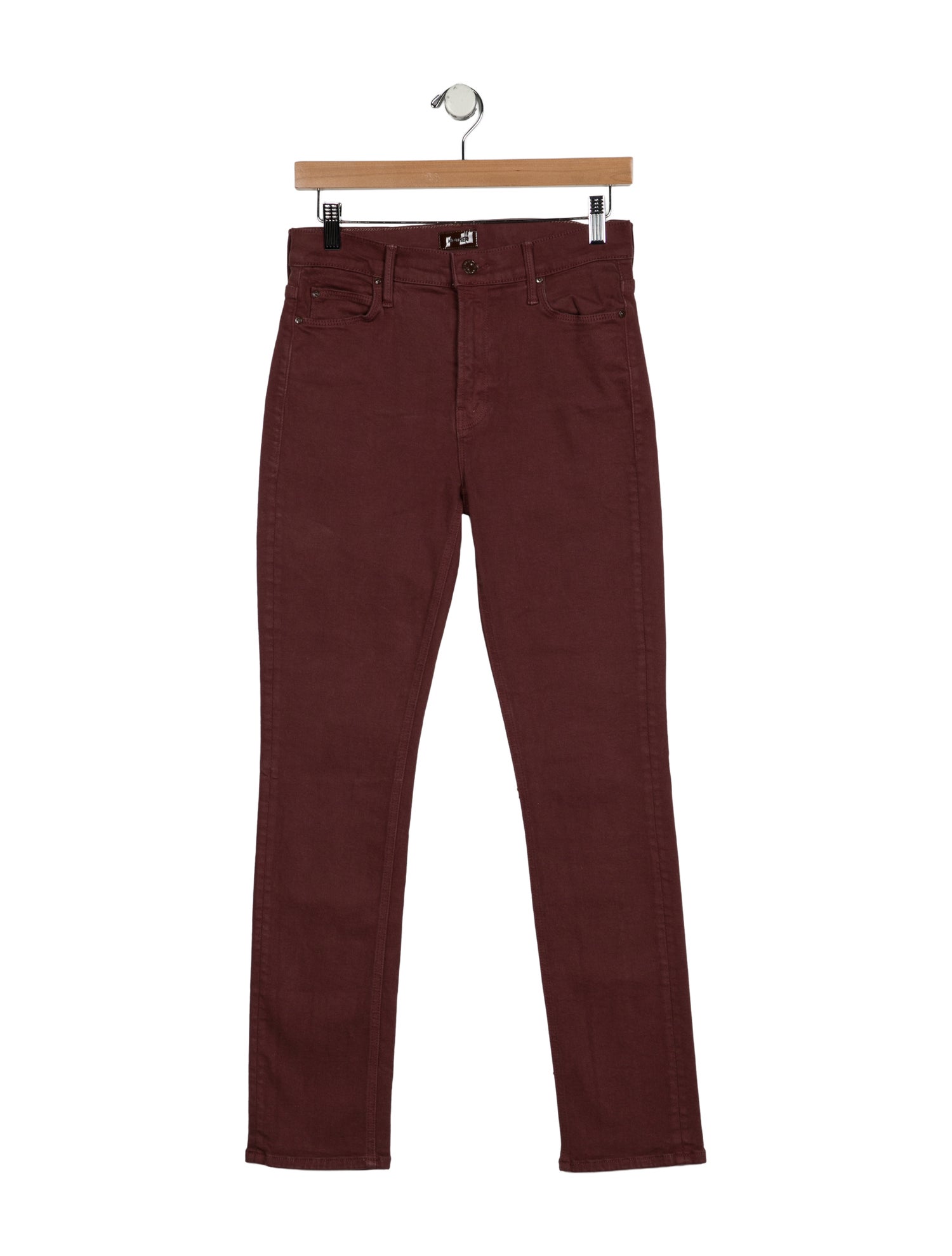 Mother Mid-Rise Straight Leg Jeans
