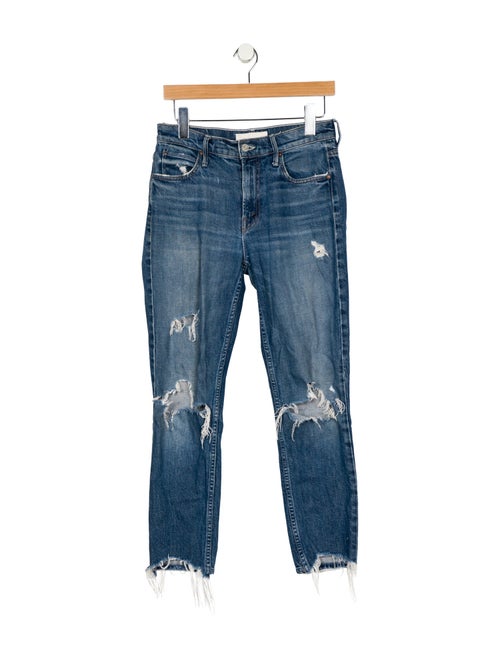 Mother Mid-Rise Skinny Leg Jeans