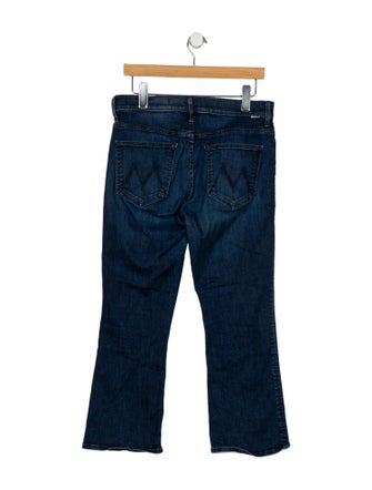 Mother Mid-Rise Wide Leg Jeans