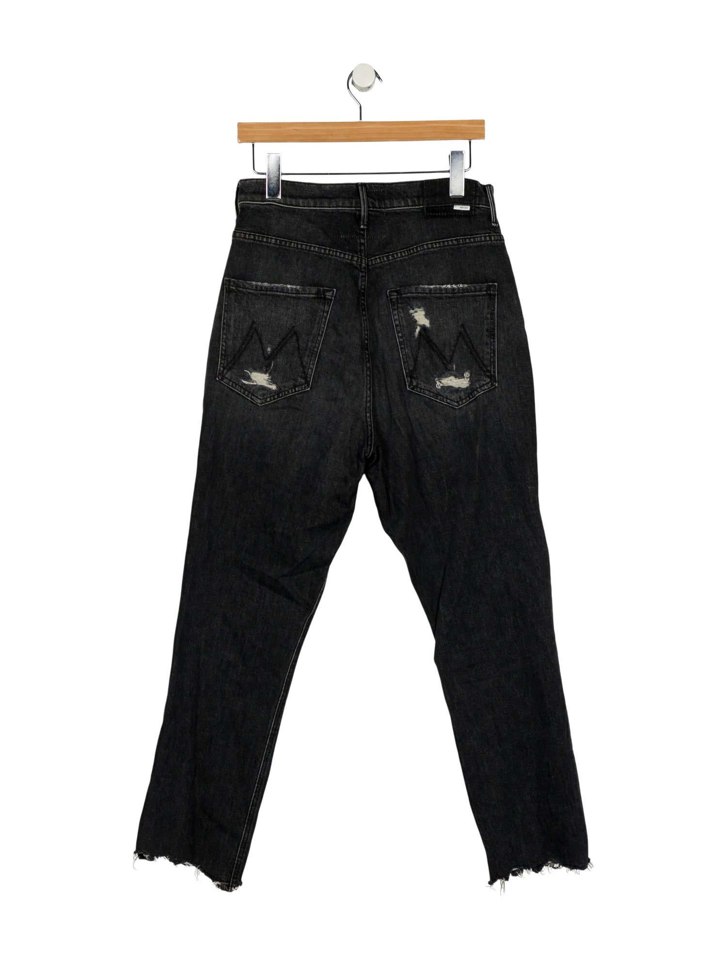 Mother Mid-Rise Straight Leg Jeans