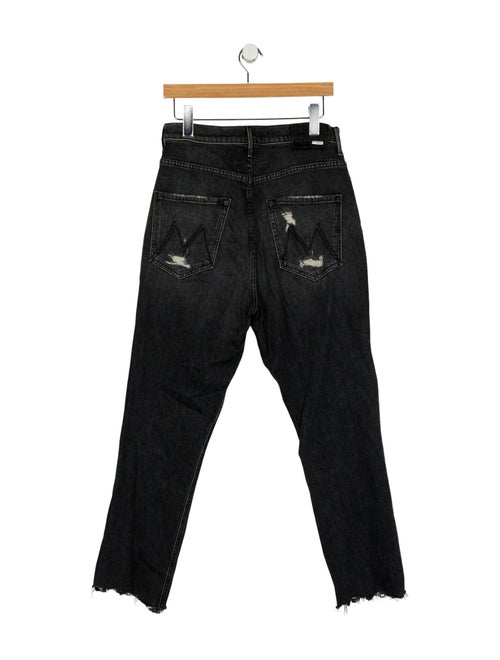 Mother Mid-Rise Straight Leg Jeans