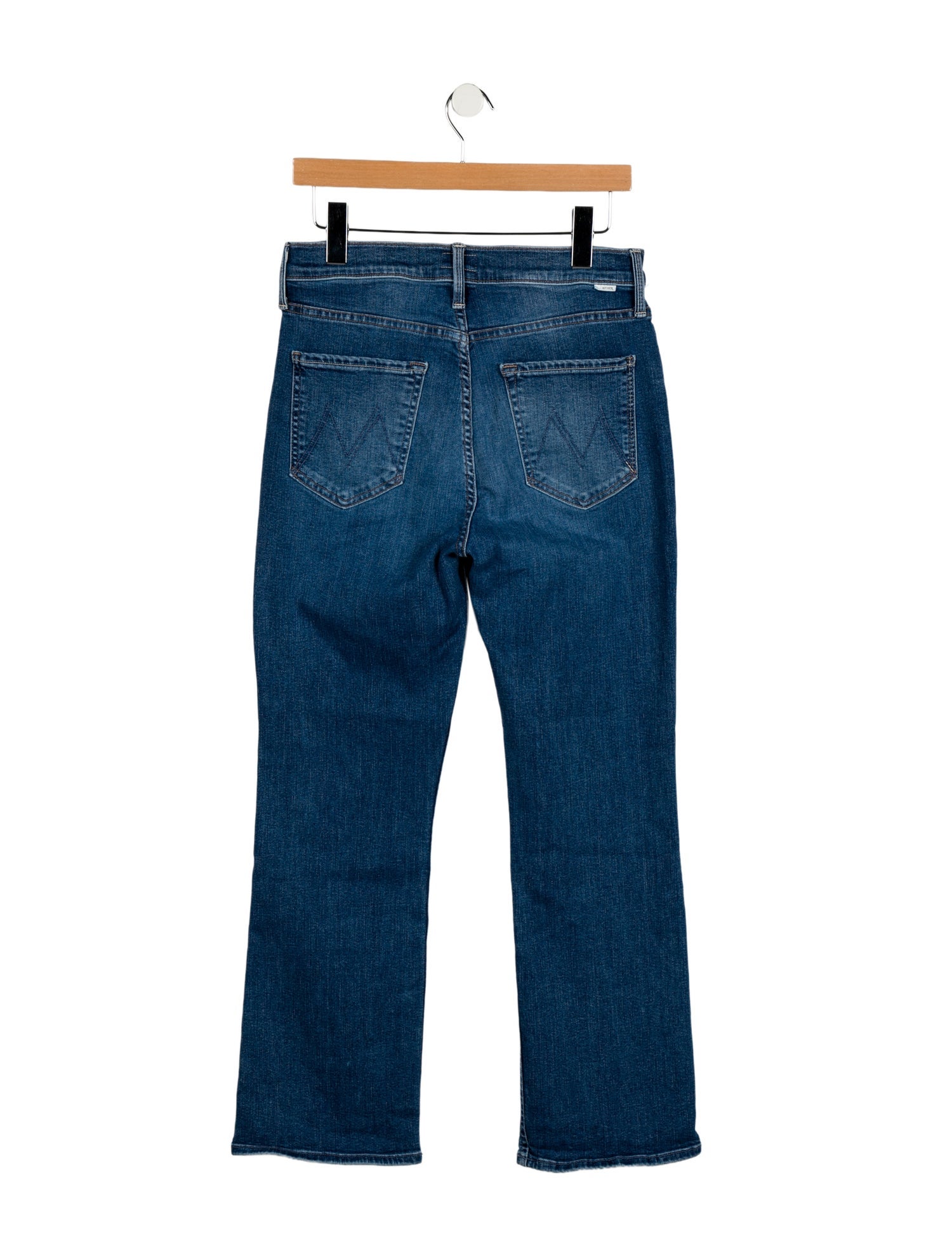 Mother Mid-Rise Straight Leg Jeans