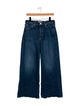 Mother Mid-Rise Wide Leg Jeans