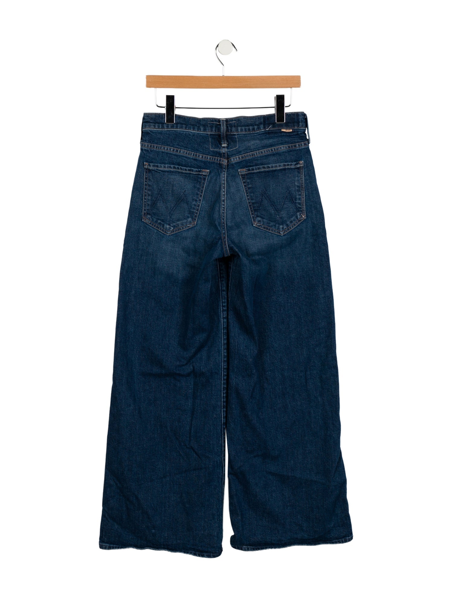 Mother Mid-Rise Wide Leg Jeans