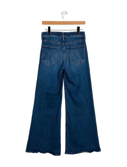 Mother Mid-Rise Wide Leg Jeans