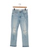 Mother Mid-Rise Straight Leg Jeans