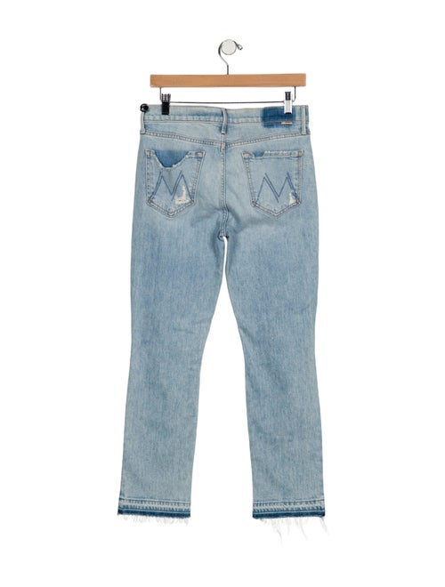 Mother Mid-Rise Straight Leg Jeans