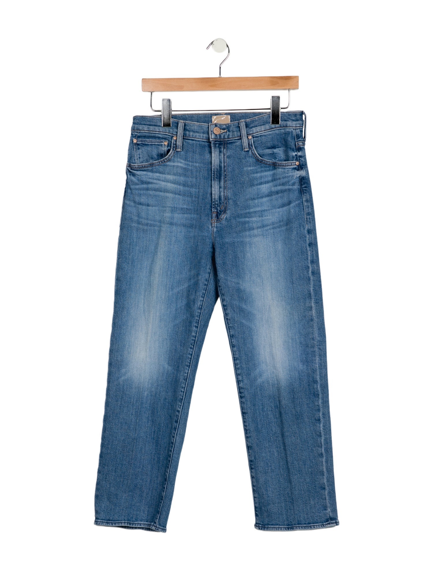 Mother High-Rise Straight Leg Jeans