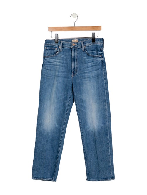 Mother High-Rise Straight Leg Jeans