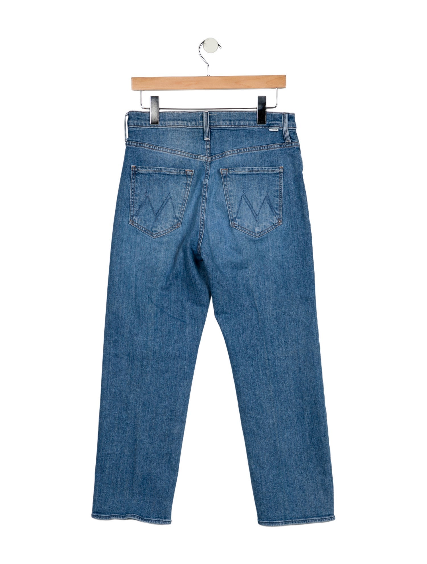 Mother High-Rise Straight Leg Jeans