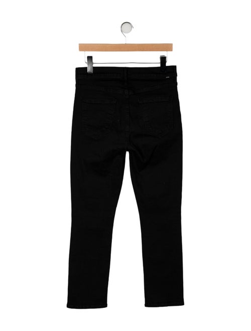 Mother Mid-Rise Straight Leg Jeans