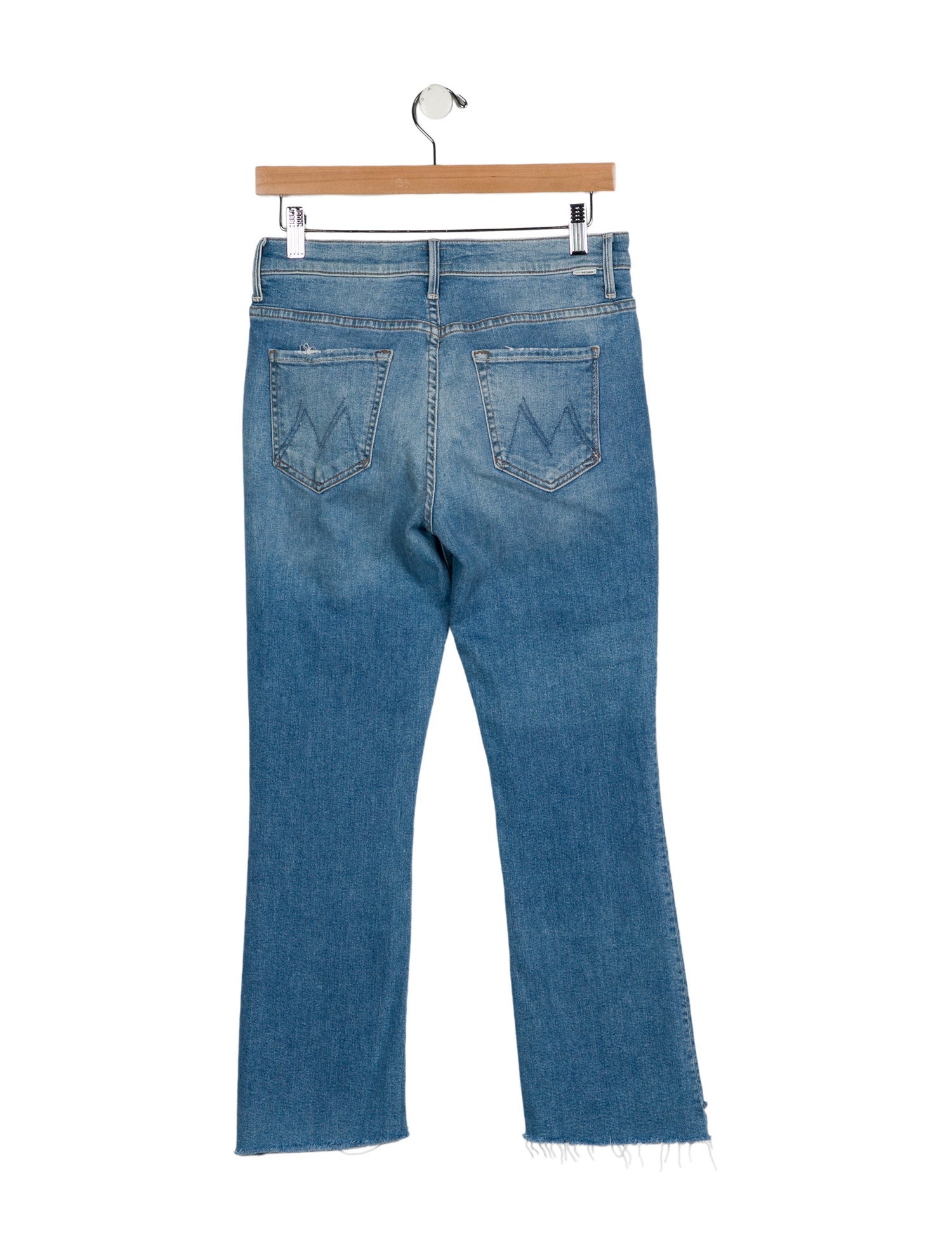 Mother Mid-Rise Straight Leg Jeans