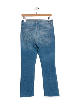 Mother Mid-Rise Straight Leg Jeans