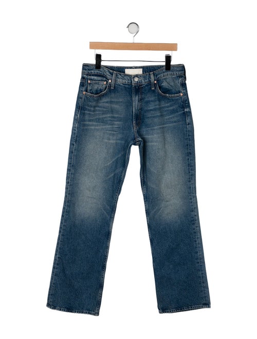 Mother Mid-Rise Wide Leg Jeans