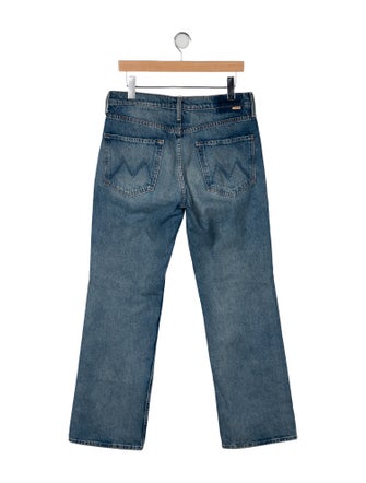 Mother Mid-Rise Wide Leg Jeans
