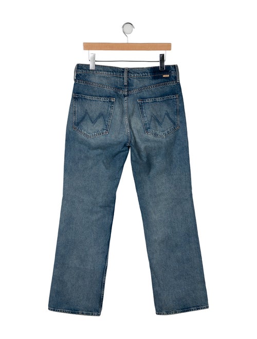 Mother Mid-Rise Wide Leg Jeans