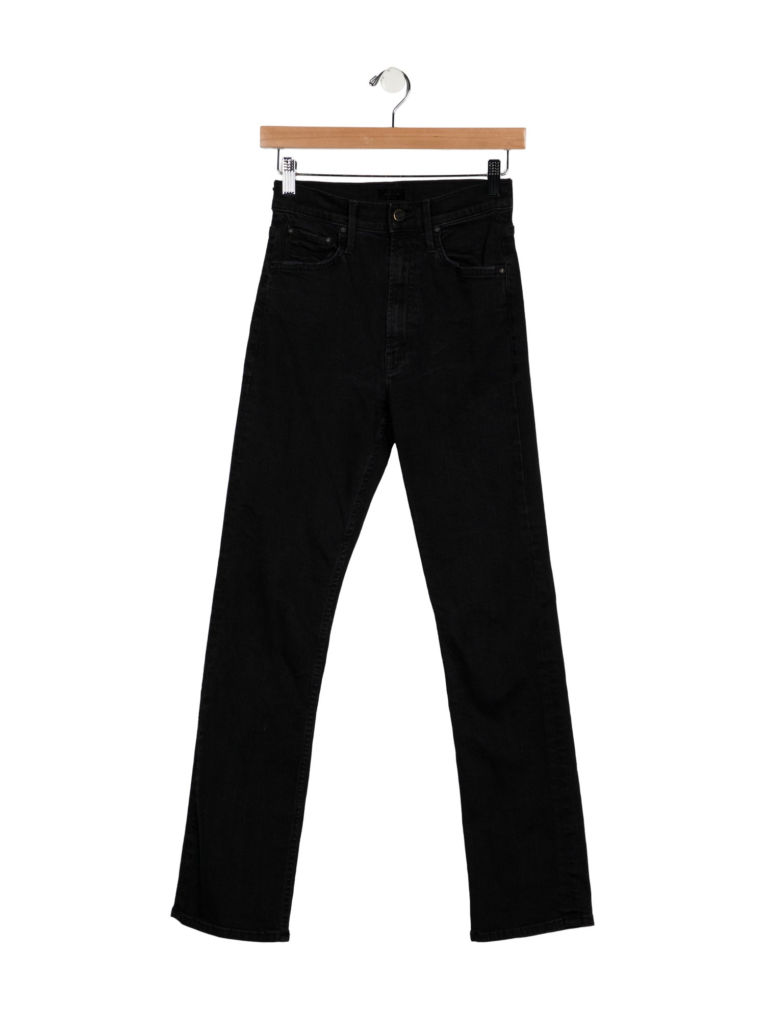 Mother Mid-Rise Straight Leg Jeans