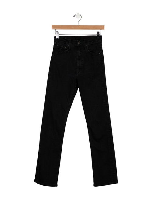 Mother Mid-Rise Straight Leg Jeans