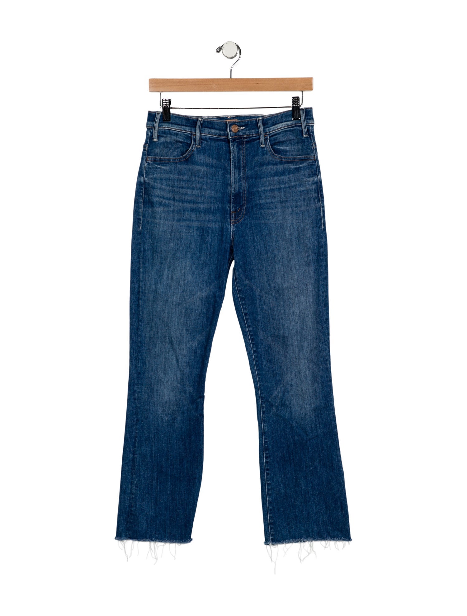 Mother High-Rise Straight Leg Jeans