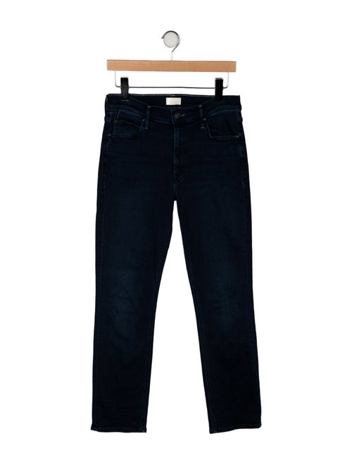 Mother Mid-Rise Straight Leg Jeans