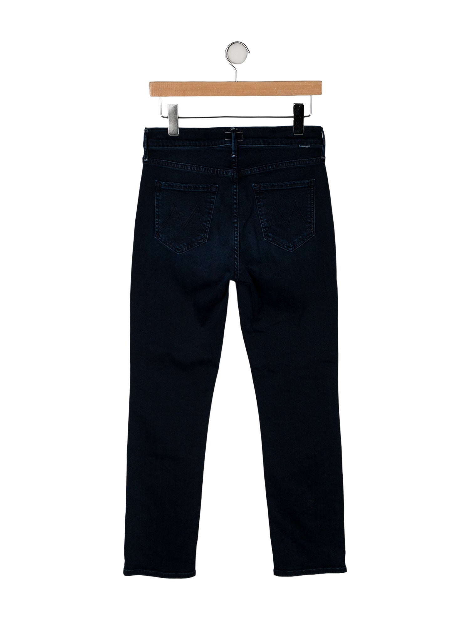 Mother Mid-Rise Straight Leg Jeans