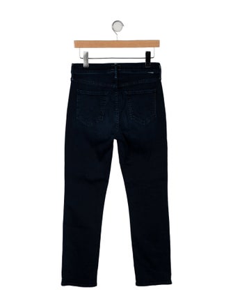 Mother Mid-Rise Straight Leg Jeans