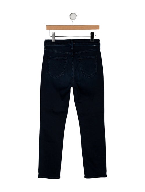Mother Mid-Rise Straight Leg Jeans
